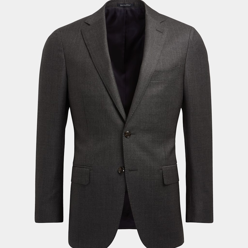 SUITSUPPLY Bird's Eye Gray Sienna Suit